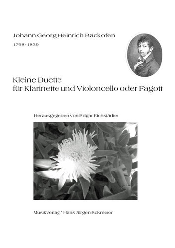 Joh. G. H. Backofen: Kleine Duette für Cl and Vc or Fg