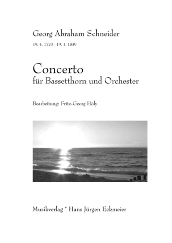 Schneider, Georg Abraham (1770 - 1839): Concerto für Bassetthorn und Orchester