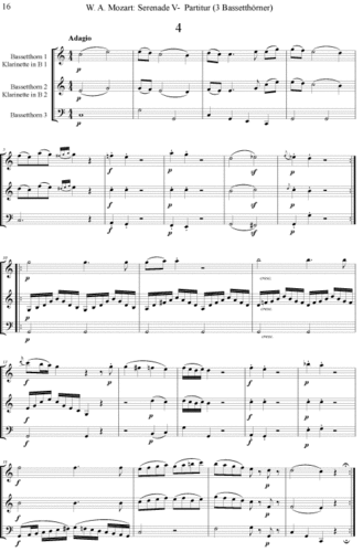 Wolfgang Amadeus Mozart (1756 - 1791): Serenade V