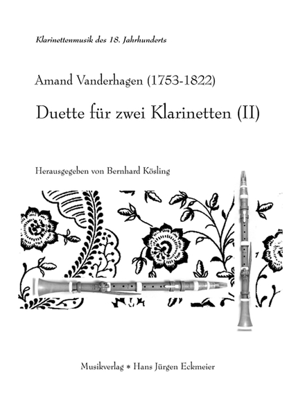 Amand Vanderhagen (1753-1822): Duette für zwei Klarinetten (II)