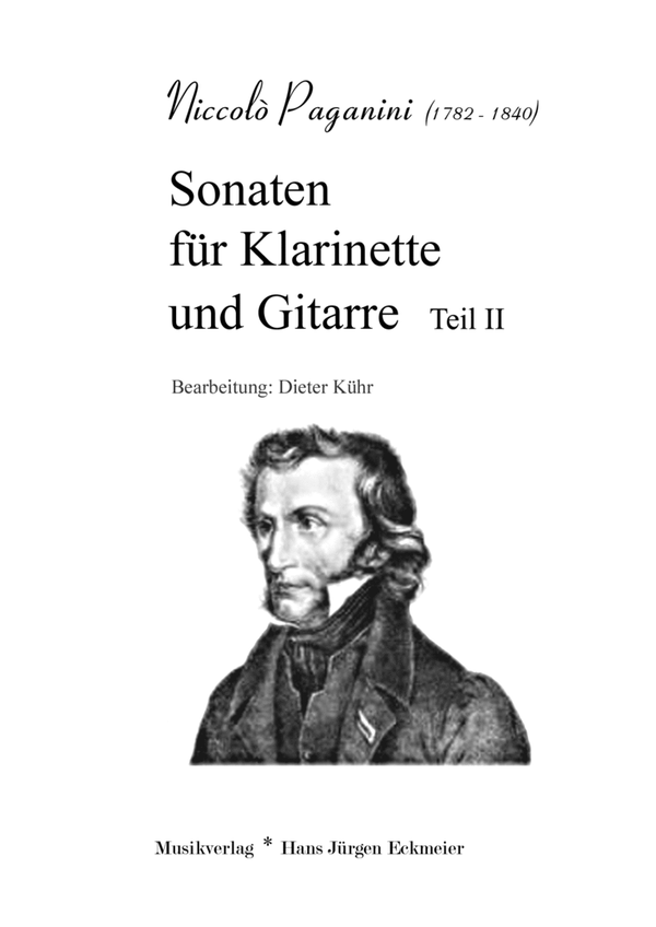 Paganini, Niccoló: Sonaten für Klarinette und Gitarre Teil II